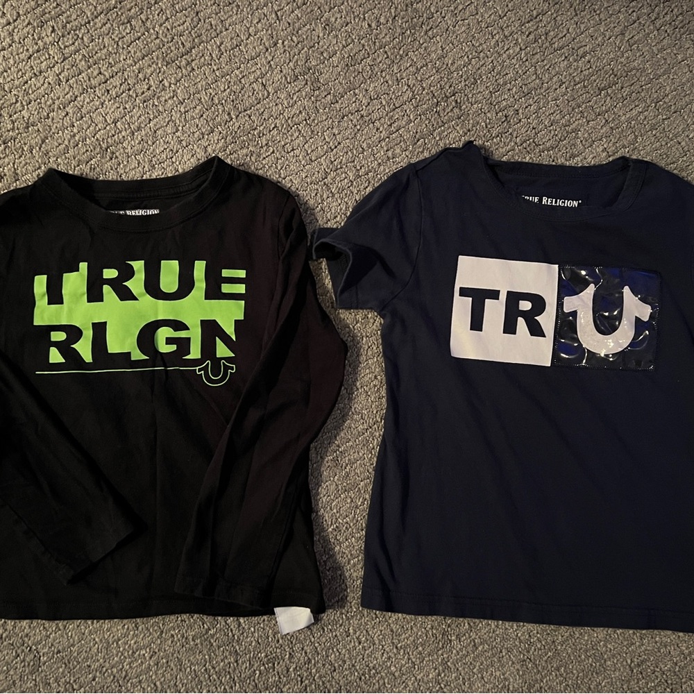 Boys true religion tops